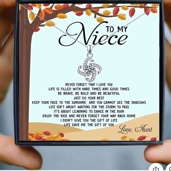 Love Cube Niece Necklace Silver - Picture 1 of 8